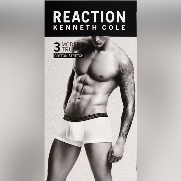 Kenneth Cole Reaction Men's Classic Cotton Trunks - Picture 7 of 7